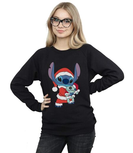 Disney - Sweat LILO AND STITCH STITCH CHRISTMAS - Femme (Noir) - UTBI13621