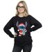 Disney - Sweat LILO AND STITCH STITCH CHRISTMAS - Femme (Noir) - UTBI13621-2