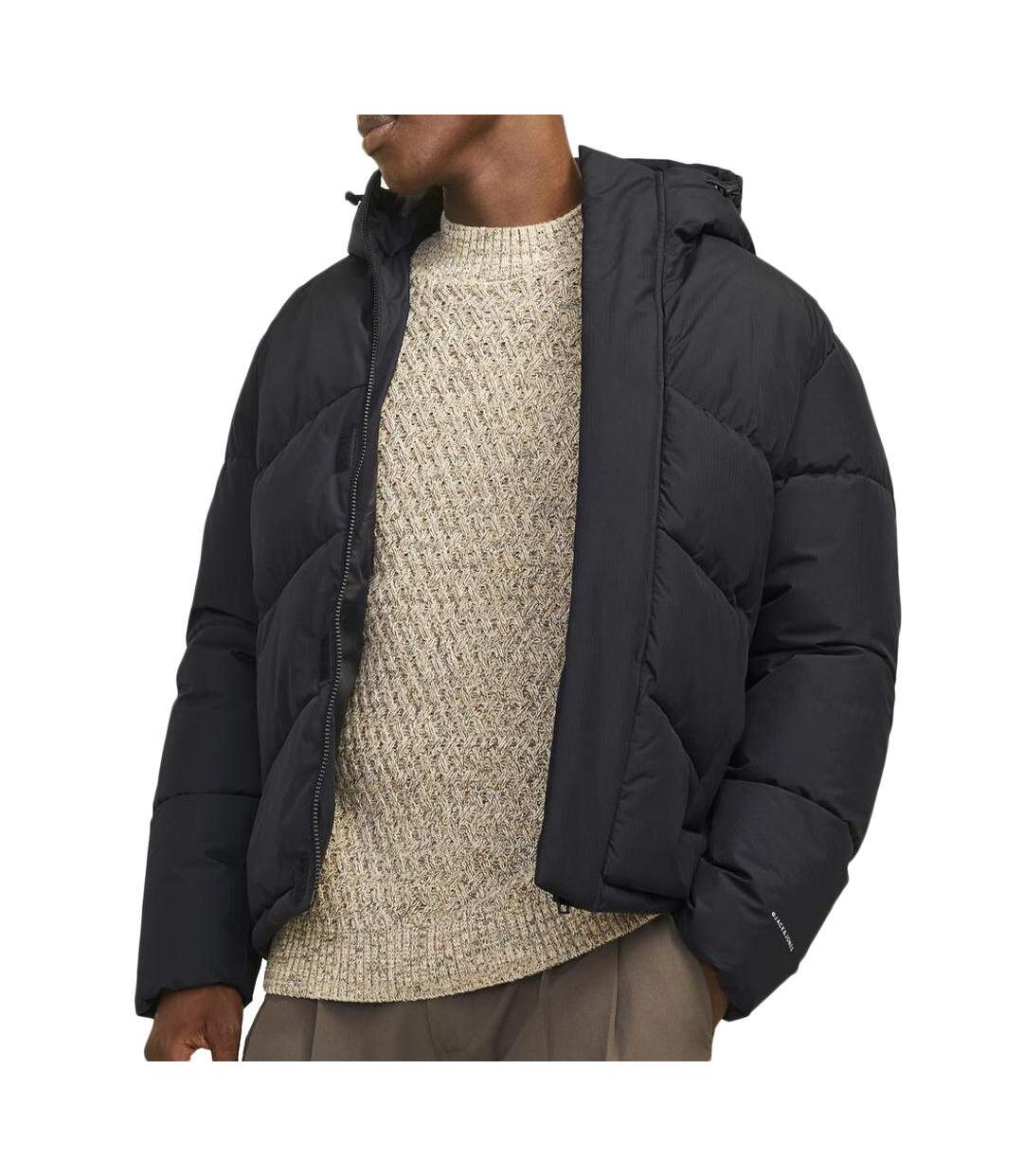 Doudoune Noire Homme Jack & Jones World Puffer - XXL