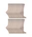 24 Pairs Ladies Plain Cotton Rich Dress Socks-1