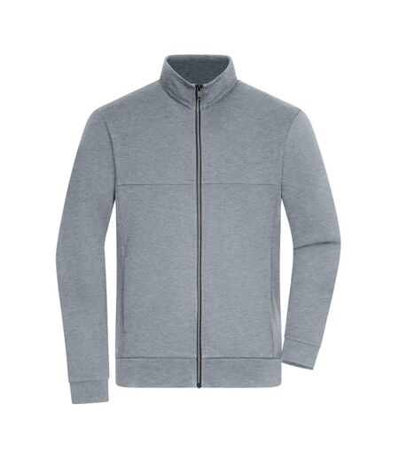 Veste Sporty Homme Gris Clair Chiné James And Nicholson