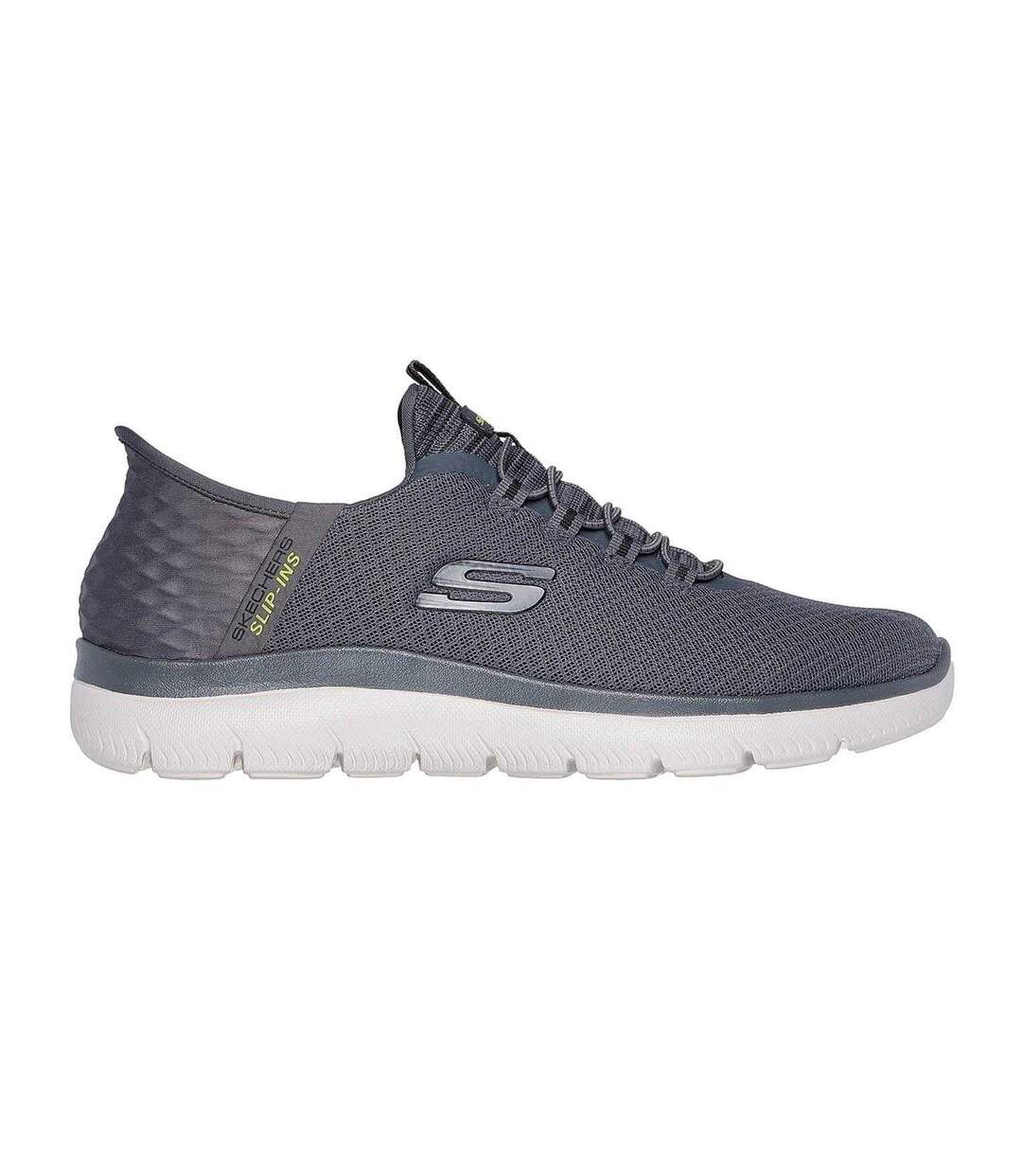 Mens Summits High Range Slip-in Trainers Charcoal Skechers-1