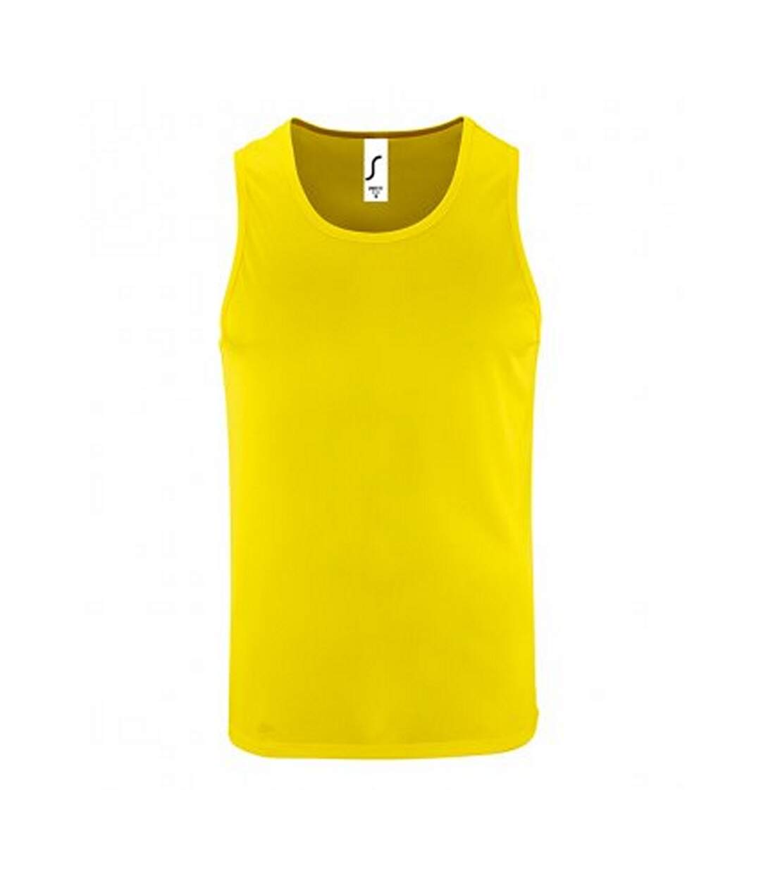 SOLS Mens Sporty Performance Tank Top (Neon Yellow)