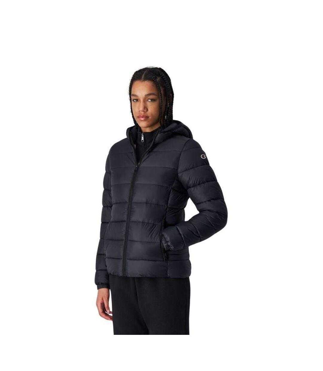 Doudoune Matelassée Femme Noir Champion-4