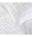 Parure de Lit 3 Pièces Plissia 240x220cm Blanc-4