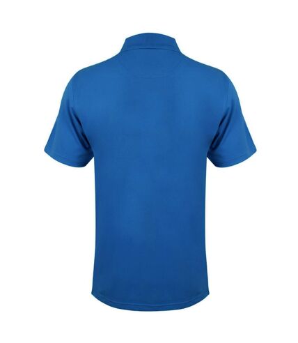 Henbury Mens Coolplus® Pique Polo Shirt (Mid Blue) - UTRW635