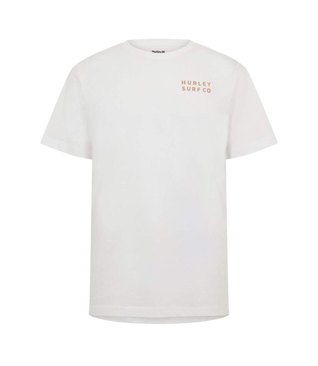 T-shirt Motif/style Lever Du Soleil Homme Blanc Hurley-1