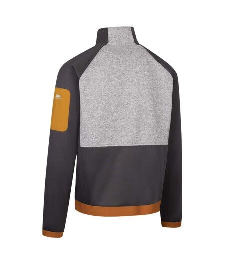 Mens at300 foxearth full zip fleece jacket grey marl Trespass