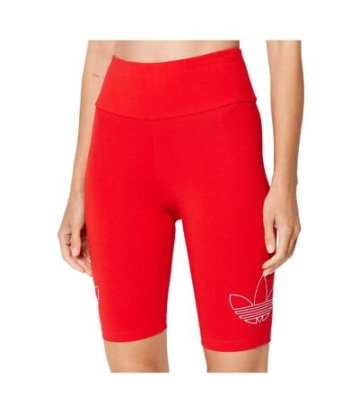 Short Rouge Femme Adidas Bike - 34