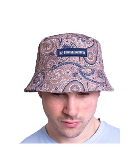 Paisley Logo Bucket Hat Woodsmoke Lambretta