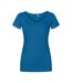 T-shirt Femme Bleu Pétrole X.O By Promodoro-1
