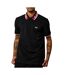 Polo noir homme kaporal toby - l-1