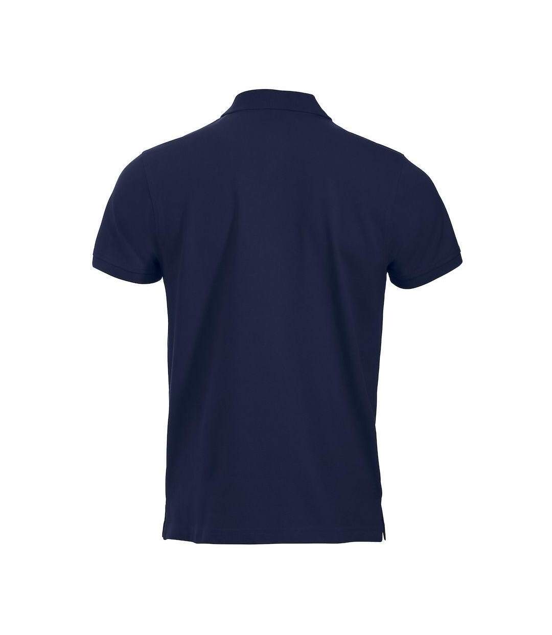 Mens Classic Lincoln Polo Shirt Dark Navy Clique-2