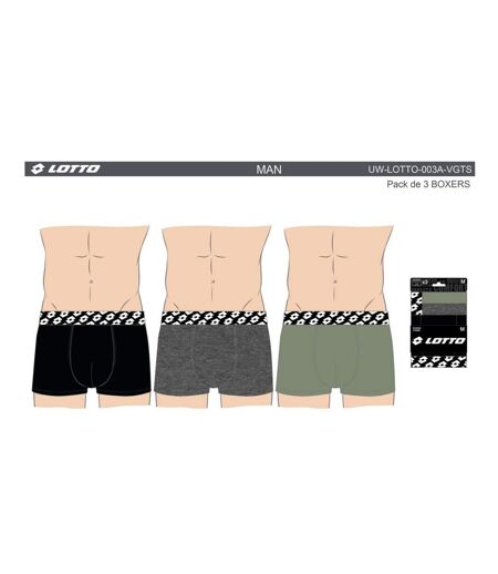 Boxer homme LOTTO - Pack de 3