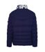 Doudoune Matelassée Motif/style Vif Homme Bleu Marine Foncé Plein Sport-2