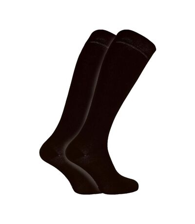 2 Pack Ladies Rainbow Patterned Knee High Bamboo Socks