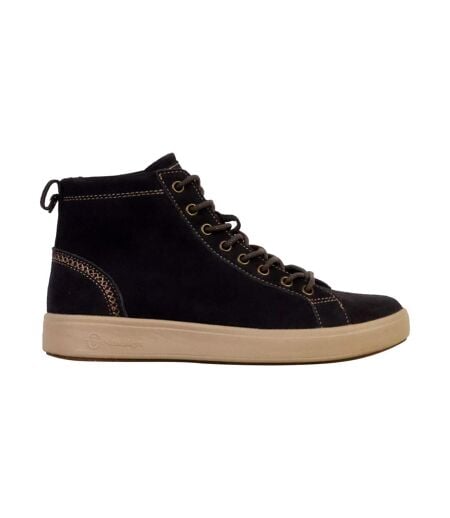 Basket Montante Cuir Natural World