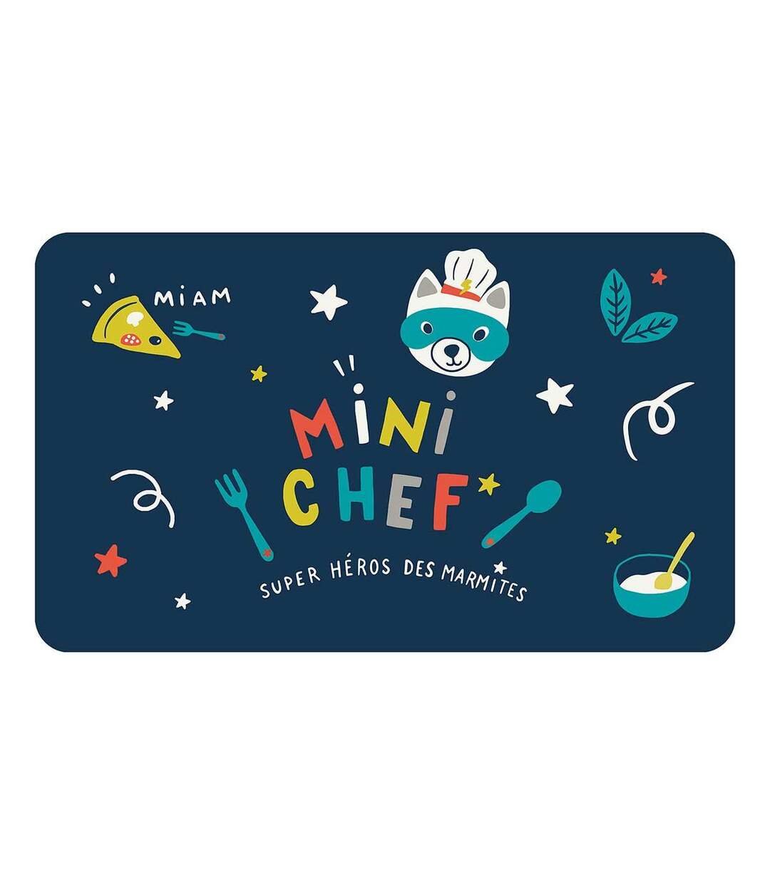 Set de Table Enfant Mini Chef 28x44cm Bleu-1