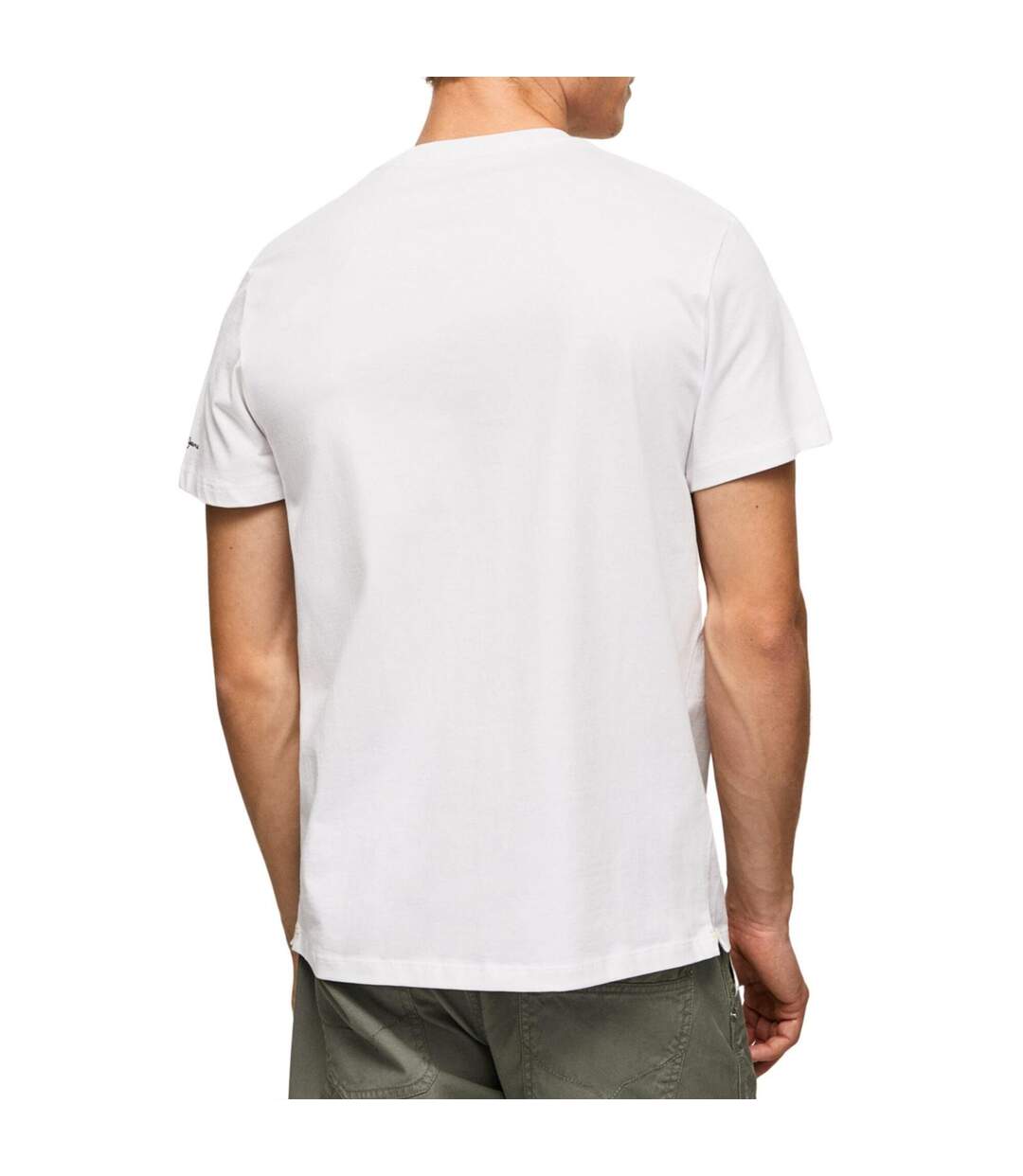 T-shirt Motif/style Rayé Homme Blanc Pepe Jeans-3