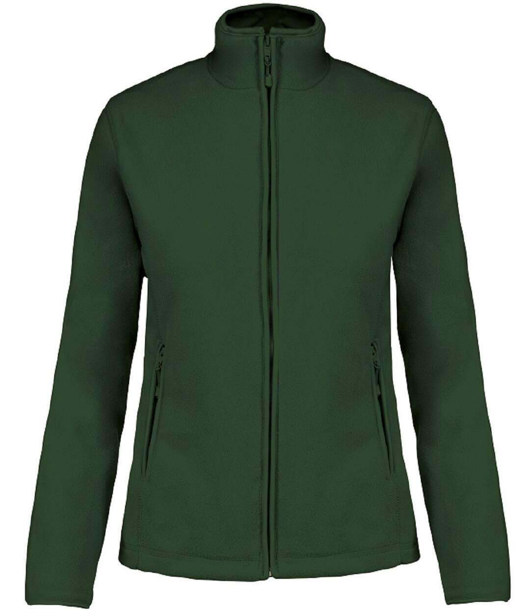 Veste micropolaire zippée - Femme - K907 - vert forêt