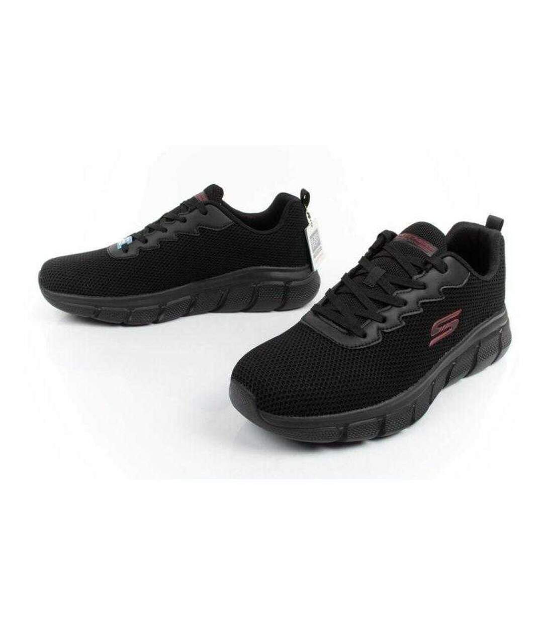 Mens Bobs B Flex Chill Edge Trainers Black Skechers-4