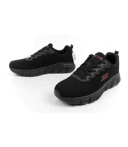 Mens Bobs B Flex Chill Edge Trainers Black Skechers