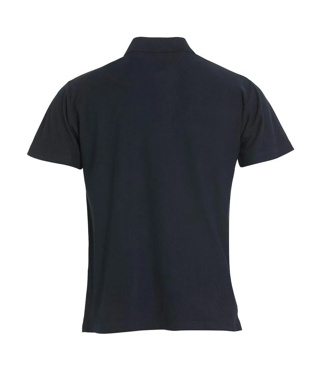 Mens Basic Polo Shirt Black Clique-2