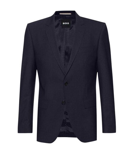 Mens Harvey Suit Jacket Dark Blue Boss
