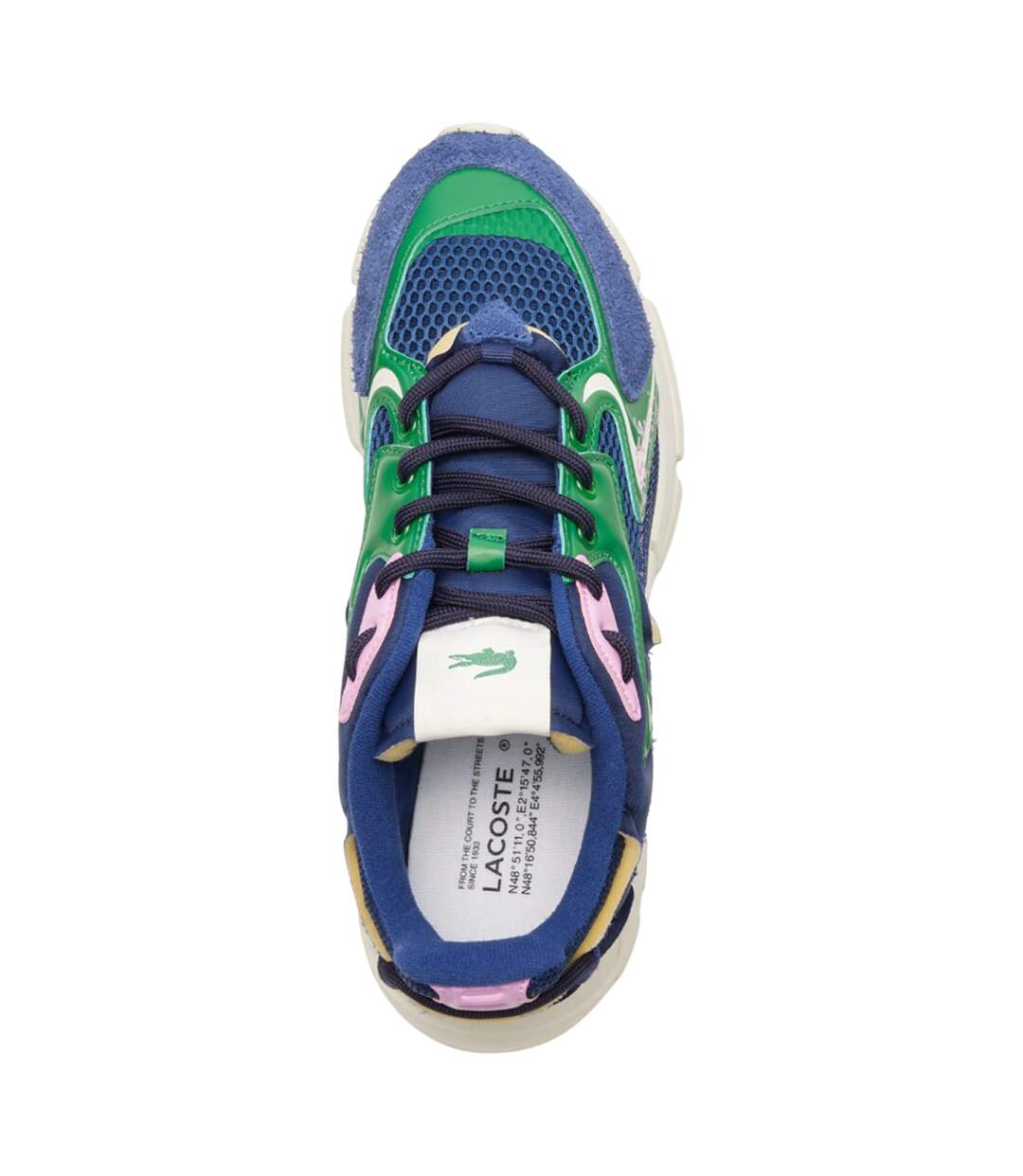 Baskets l003 neo adulte bleu / vert Lacoste-3