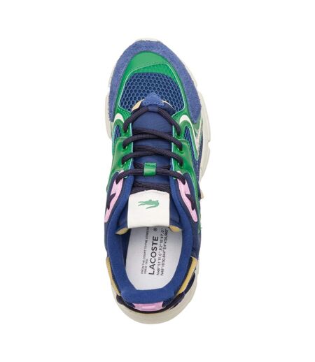 Baskets l003 neo adulte bleu / vert Lacoste