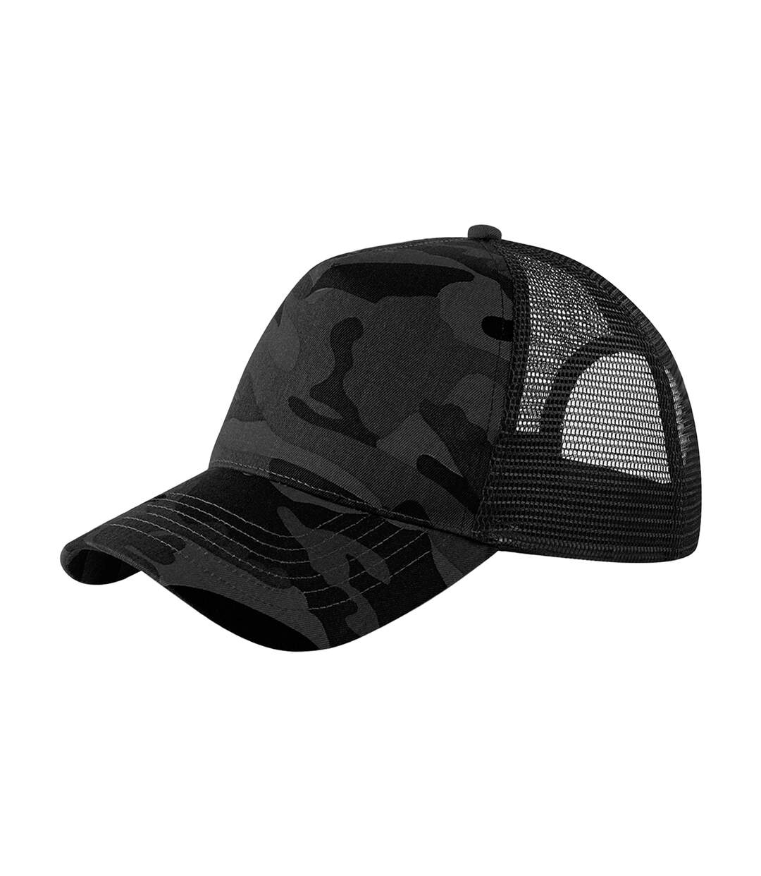 Casquette Trucker Motif/style Camouflage Bleu Nuit Beechfield-2