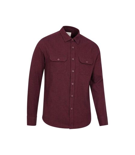 Chemise trace homme bordeaux foncé Mountain Warehouse