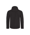 Stedman Mens Active Softest Shell Hooded Jacket (Black Opal)