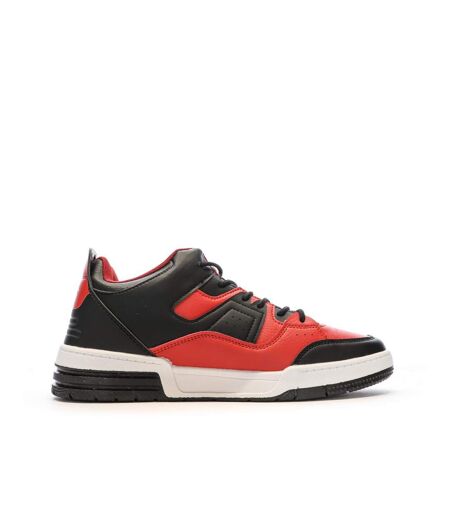 Baskets rouges/noires homme lotto thirty 6