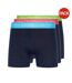 Pack Of 3  Mens Astral Logo Boxer Briefs  Navy Crosshatch-1