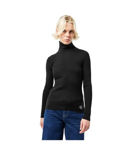 Sweat Manches Longues Femme Noir Calvin Klein