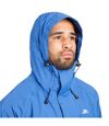 Trespass Mens Corvo Hooded Full Zip Waterproof Jacket/Coat (Blue) - UTTP296