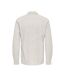 Chemise Grise Homme Only & Sons  Solid Linen - M