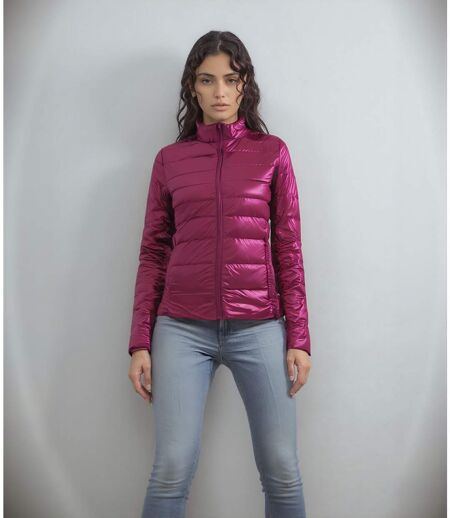 Doudoune femme légère couleur fushia - Manches longues