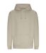 Sweat à capuche homme blanc cassé Awdis