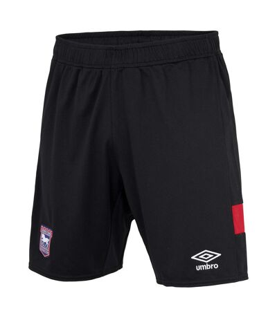 Ipswich Town FC Mens 22/23 Umbro Away Shorts (Noir) - UTUO455