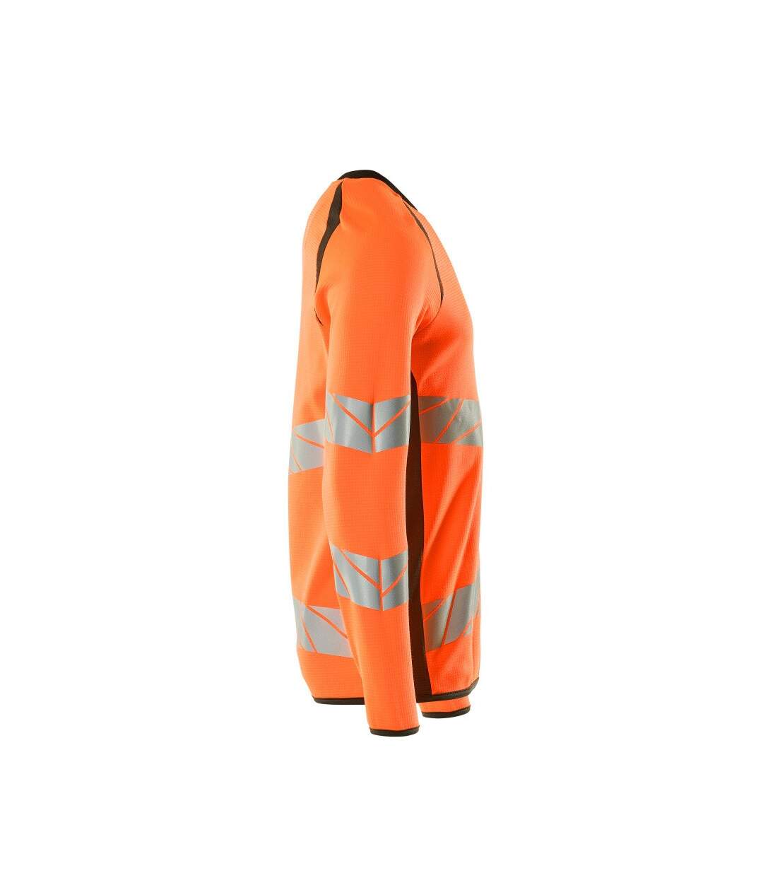 Sweat Motif/style Deux Tons Accelerate Safe Premium Homme Orange Fluo Anthracite Foncé Mascot-4