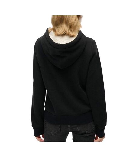 Sweat noir femme superdry luxe - l