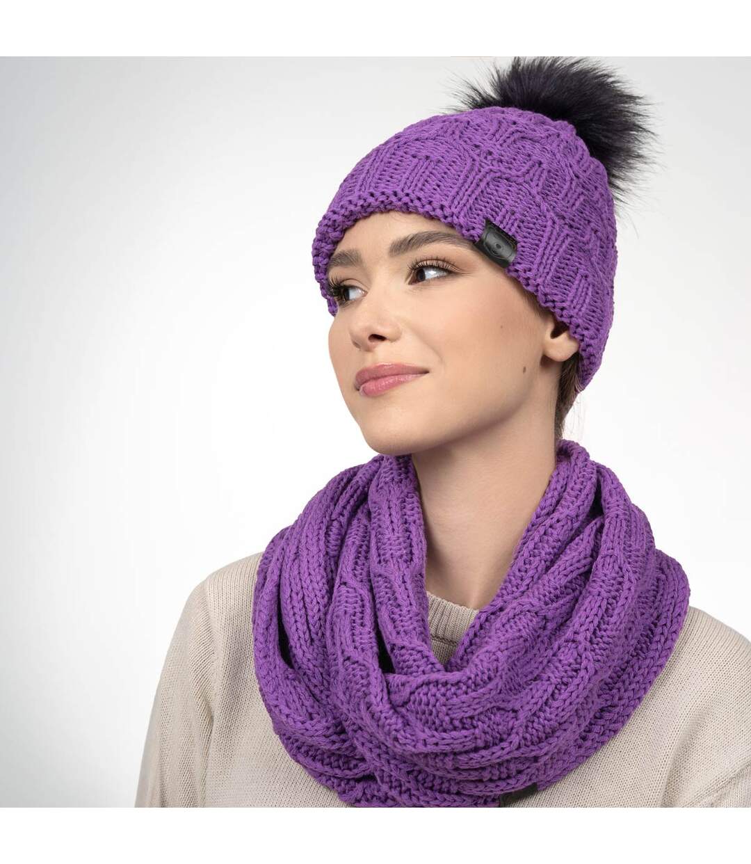 Ensemble Snood Bonnet Maribel  - Fabriqué en UE