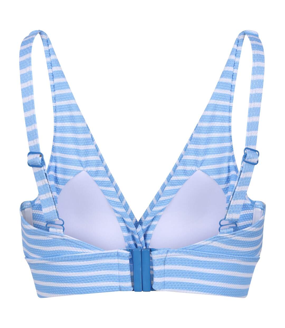 Haut De Maillot De Bain Paloma Femme Bleu Clair Blanc Regatta-3