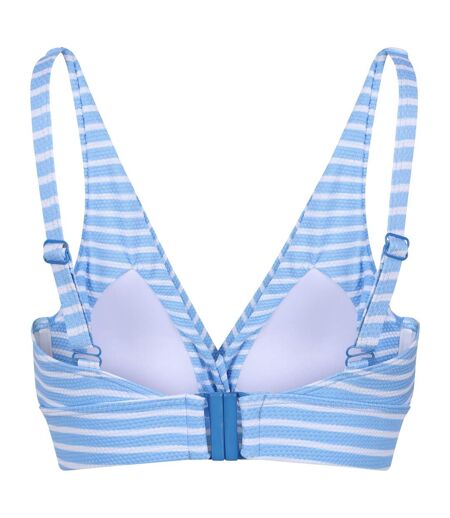 Haut De Maillot De Bain Paloma Femme Bleu Clair Blanc Regatta