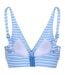 Haut De Maillot De Bain Paloma Femme Bleu Clair Blanc Regatta-3