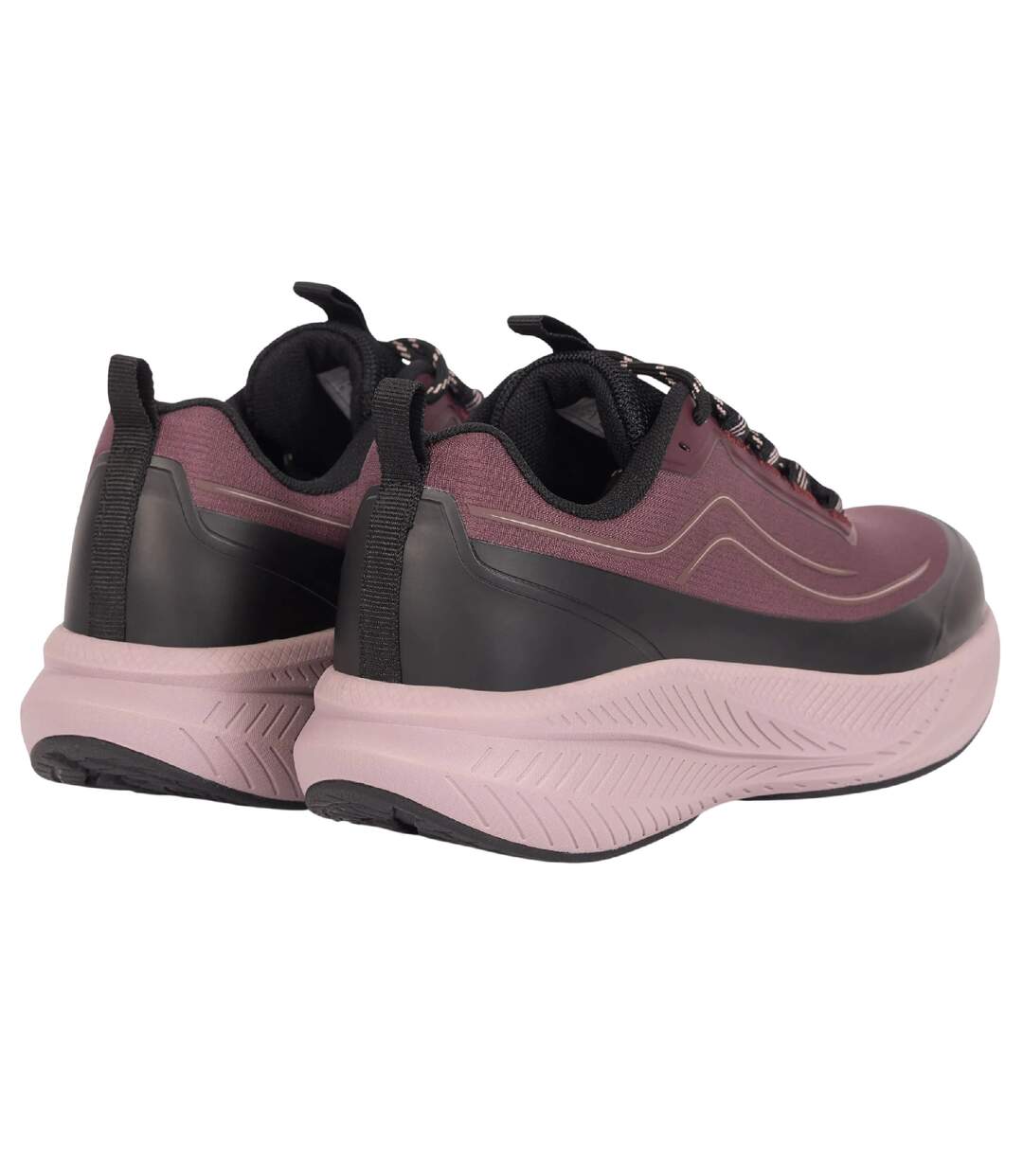 Womens/ladies Lizzy Trainers Grape Trespass-2
