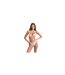 Womens/ladies Lace Stretch Triangle Cups Bralette Ivory Cherry Skims-1