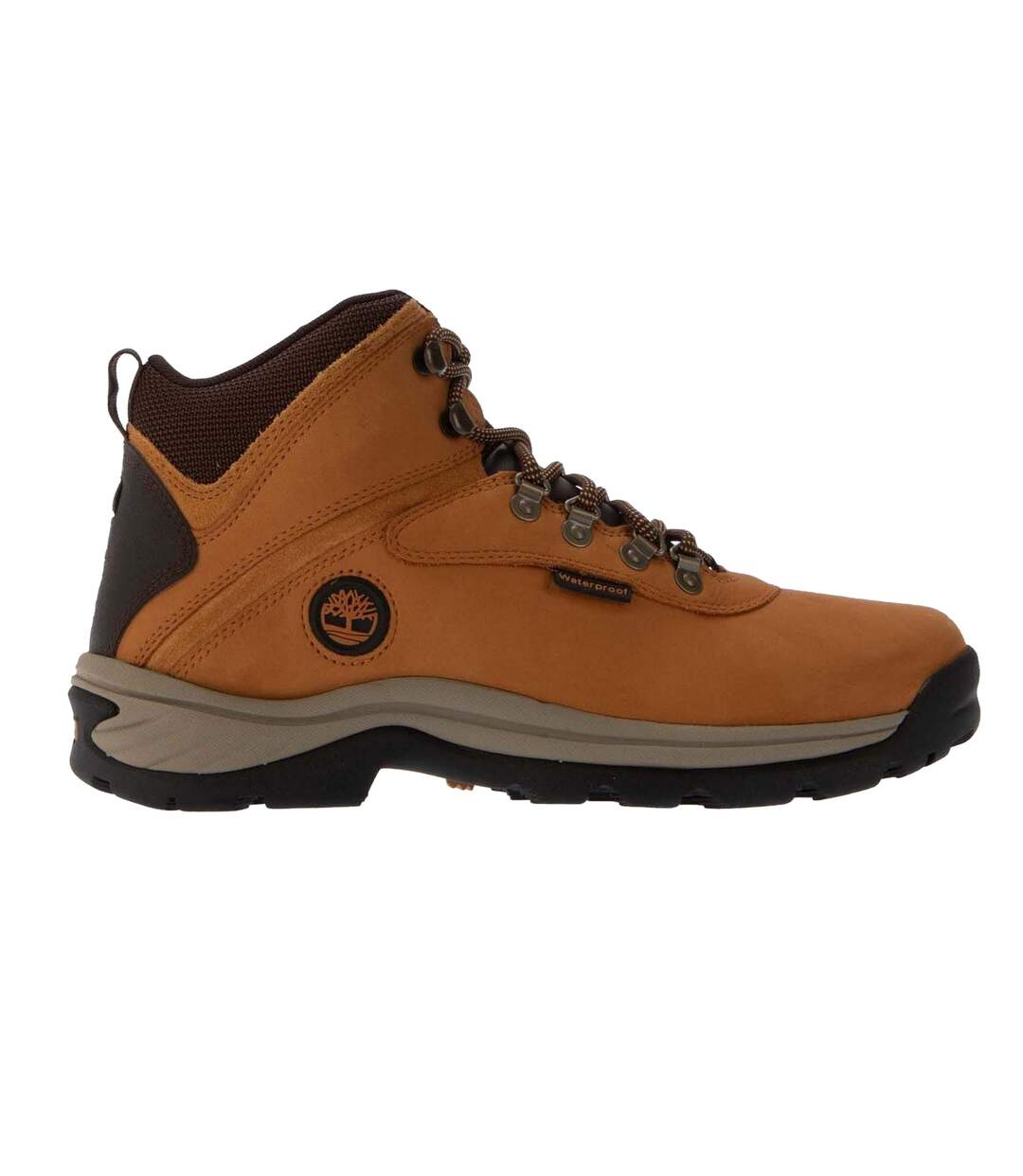 Mens Ledge Leather Waterproof Hiking Boots Wheat Timberland-1
